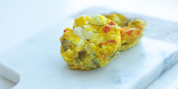 Egg Bites with Veggies & Feta