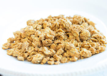 Healthy Vanilla Protein Crumble