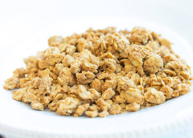 Healthy Vanilla Protein Crumble